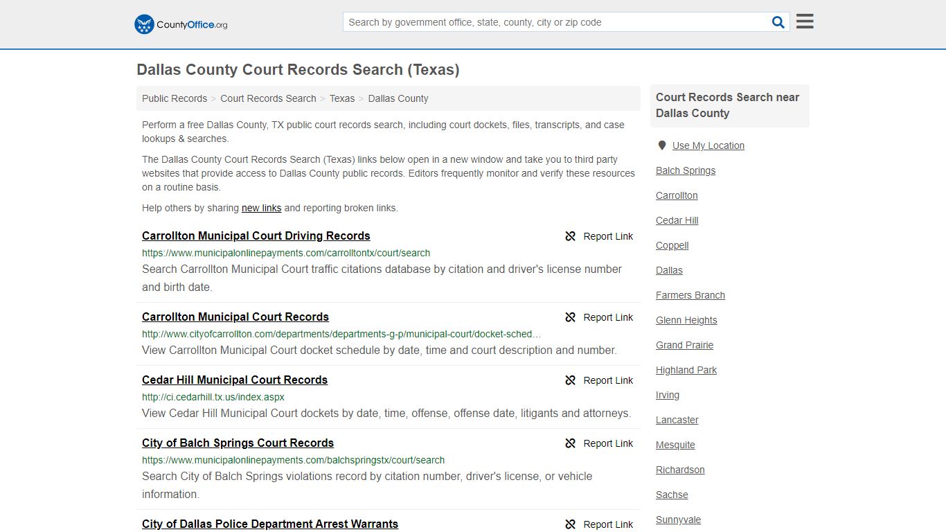 Court Records Search - Dallas County, TX (Adoptions ...